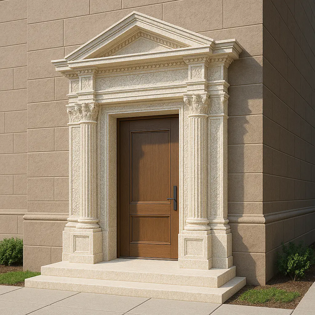 door pediments