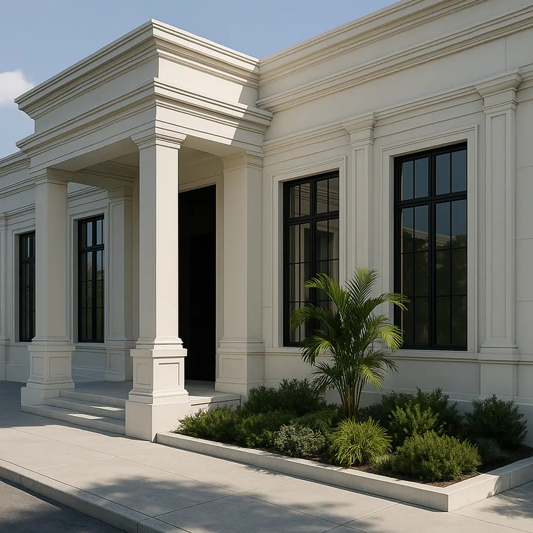 stucco cornice moulding
